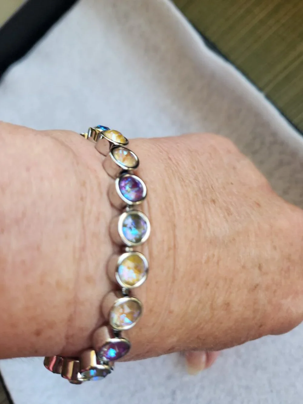 Autumn Delite Ice Bracelet - Touchstone Crystal